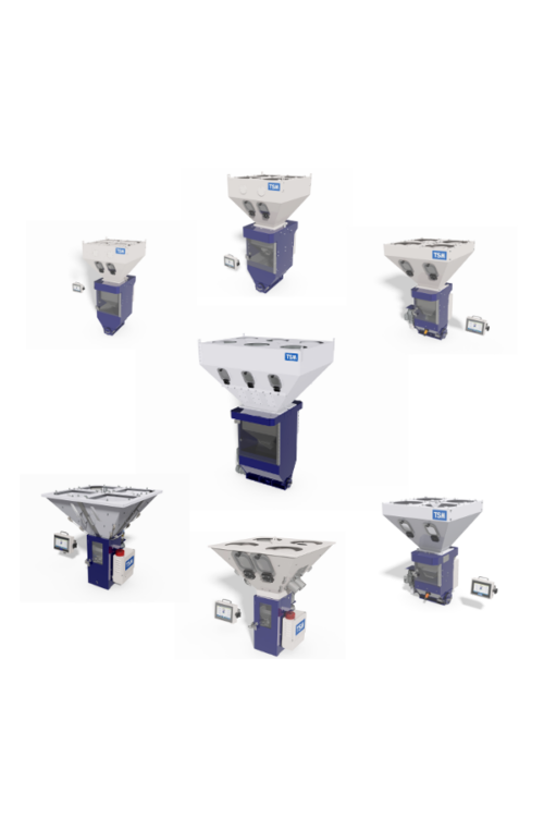 Gravimetric batch blenders